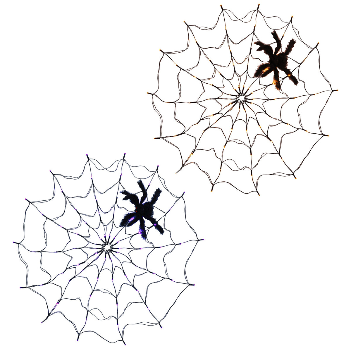 Remote control for the 8 lighting modes of the spider web light